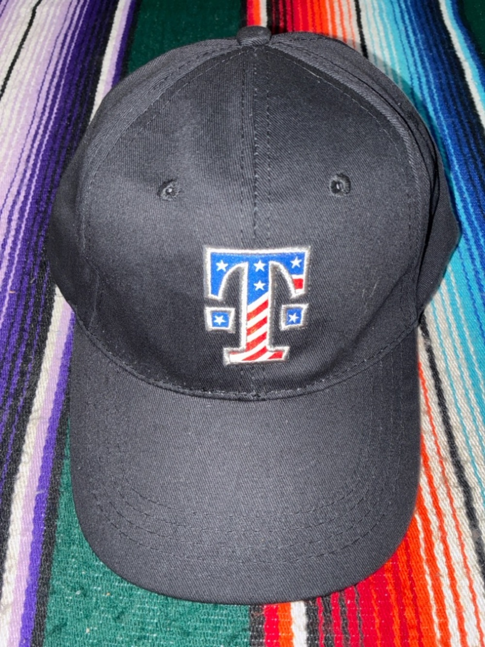 T-Mobile Tuesdays USA Flag T Hat Mobilize For Service Camo Brim Cap